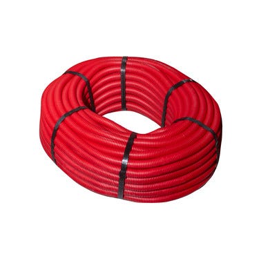 Bricomart TUBO CORRUGADO Ø29MM 50M ROJO