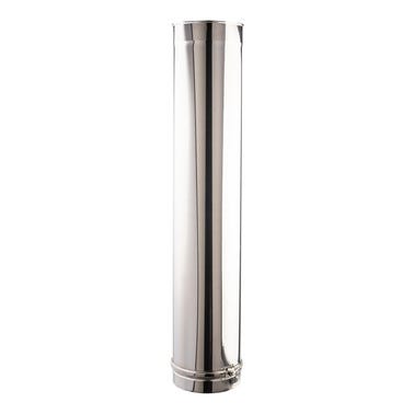 Bricomart TUBO INOXIDABLE PARED DOBLE Ø100MM 1M