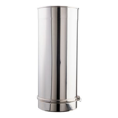 Bricomart TUBO INOXIDABLE PARED DOBLE Ø150MM 50CM