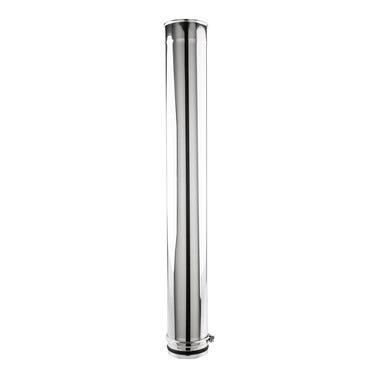 Bricomart TUBO INOXIDABLE PARED SIMPLE Ø100MMX1m