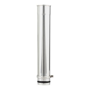 Bricomart TUBO INOXIDABLE PARED SIMPLE Ø80MMx50CM