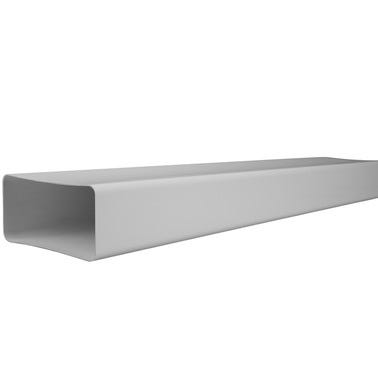 Bricomart TUBO PLANO RECTANGULAR 55 x 110 MM 1 5M