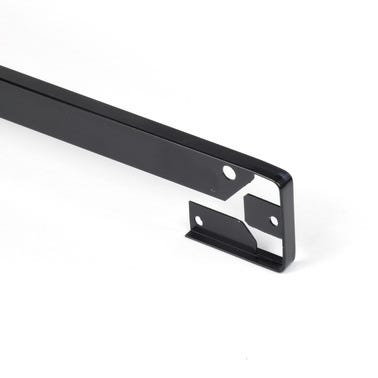 Bricomart UNIÓN ALUMINIO ENCIMERA ACABADO NEGRO