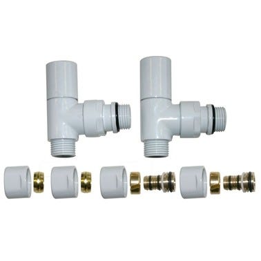 Bricomart VÁLVULA+DETENTOR BLANCO 1/2"