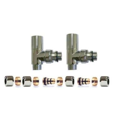 Bricomart VÁLVULA+DETENTOR CROMADO 1/2"