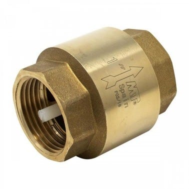 Bricomart VÁLVULA RETENCIÓN Ø1 1/2" HEMBRA- HEMBRA
