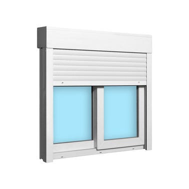 Bricomart VENTANA PVC CORREDERA BLANCA 100X118CM