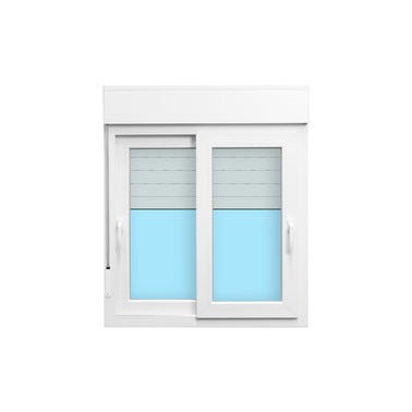 Bricomart VENTANA PVC CORREDERA BLANCA 100X118CM