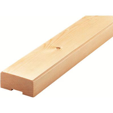 Bricomart ZANCA MADERA ABETO 200 X 6 2 X 2 8 CM