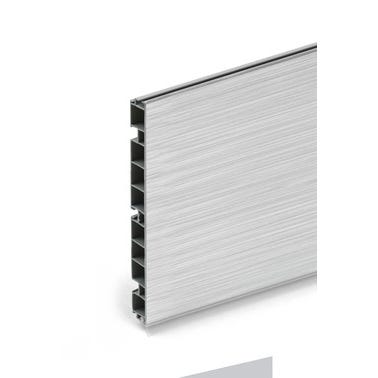 Bricomart ZÓCALO PVC COLOR INOX