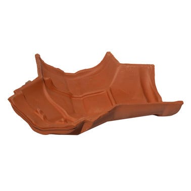 Bricomart CABALLETE 3 AGUAS PARA TEJA MIXTA CLASICO ROJO