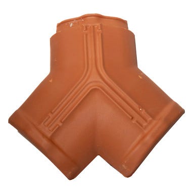 Bricomart CABALLETE 3 AGUAS PARA TEJA MIXTA CLASICO ROJO