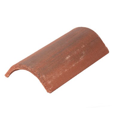 Bricomart CABALLETE PARA TEJA DE HORMIGÓN GREDOS ROJO ENVEJECIDO