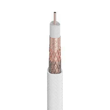 Bricomart CABLE COAXIAL T100P DCA BLANCO 100M TELEVES