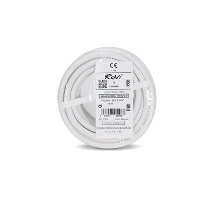 Bricomart CABLE ELÉCTRICO H05VV-F 2X1.5MM2 BLANCO 10M