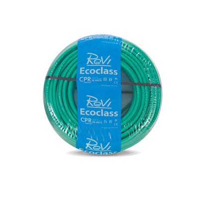 Bricomart CABLE LIBRE DE HALÓGENOS RZ1-K 3G 2.5MM2 VERDE 50M