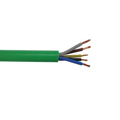 Bricomart CABLE LIBRE DE HALÓGENOS RZ1-K 5G 1.5MM2 VERDE METRO LINEAL