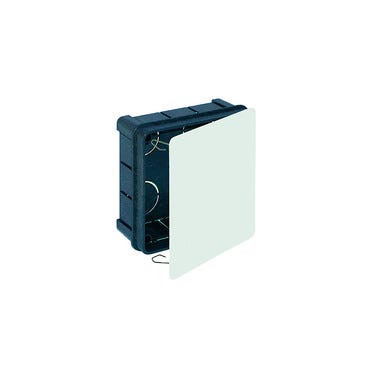 Bricomart CAJA DE REGISTRO ELÉCTRICO 100X100X45MM PARA EMPOTRAR DE INTERIOR CON TAPA DE GARRAS