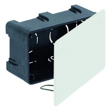 Bricomart CAJA DE REGISTRO ELÉCTRICO 100X50X45MM PARA EMPOTRAR DE INTERIOR CON TAPA DE GARRAS