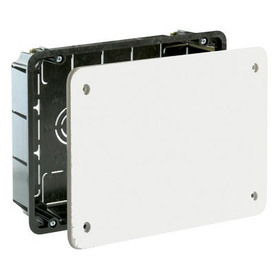 Bricomart CAJA DE REGISTRO ELÉCTRICO 194X154X50MM PARA EMPOTRAR DE INTERIOR CON TAPA DE TORNILLO