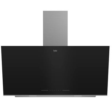 Bricomart CAMPANA DECORATIVA INCLIINADA 60CM COLOR NEGRO BEKO BHCA66641BBHS