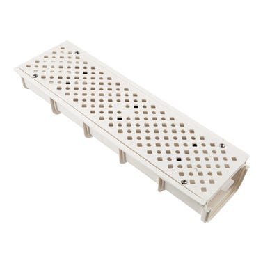 Bricomart CANALETA PISCINA CON REJILLA 500X130X72MM