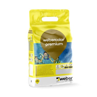 Bricomart CEMENTO JUNTA ANCHA PREMIUM WEBER 5KG NEGRO