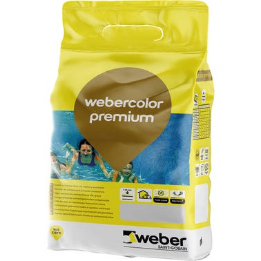 Bricomart CEMENTO JUNTA ANCHA PREMIUM WEBER 5KG NEGRO