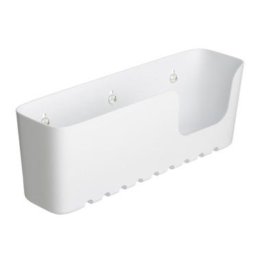 Bricomart CESTILLO DE DUCHA RECTANGULAR 30 CM BLANCO