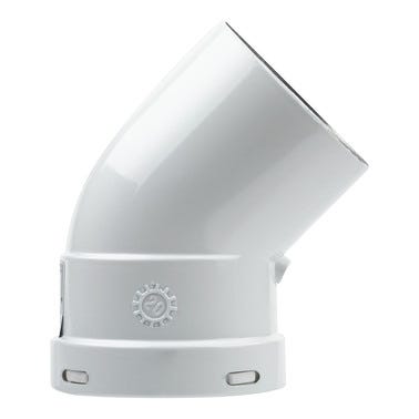 Bricomart CODO 45º PLÁSTICO Ø80MM MACHO-HEMBRA CONDENSACIÓN