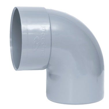 Bricomart CODO 87º Ø110MM DOBLE VOLUTA GRIS MACHO-HEMBRA