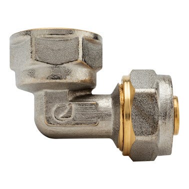 Bricomart CODO 90º 16MMX1/2" HEMBRA COMPRESIÓN MULTICAPA
