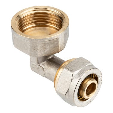 Bricomart CODO 90º 16MMX3/4" HEMBRA COMPRESIÓN MULTICAPA