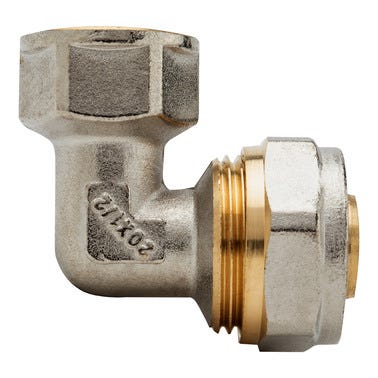 Bricomart CODO 90º 20MMX1/2" HEMBRA COMPRESIÓN MULTICAPA