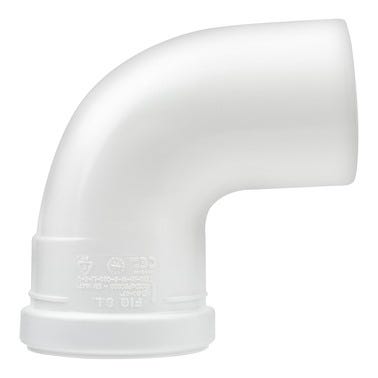 Bricomart CODO 90º PLÁSTICO Ø80MM MACHO-HEMBRA CONDENSACIÓN