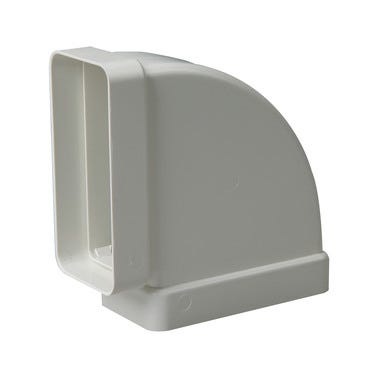 Bricomart CODO RECTANGULAR HORIZONTAL 90º 55 x 110 MM