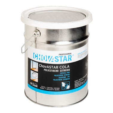 Bricomart COLA CONTACTO PEGADO POLIESTIRENO (EPS-XPS) CHOVASTAR 5 L