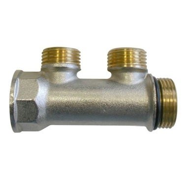 Bricomart COLECTOR Ø1"X16MM 2 SALIDAS Ø1/2" MULTICAPA