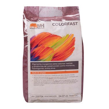 Bricomart COLORANTE COLOR FAST MORTEROS HENARES ROJO 1KG