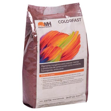Bricomart COLORANTE COLOR FAST MORTEROS HENARES ROJO 1KG