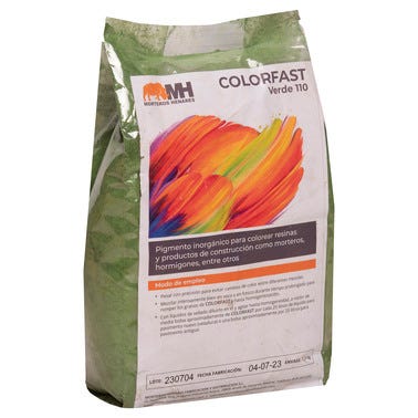 Bricomart COLORANTE COLOR FAST MORTEROS HENARES VERDE 1KG