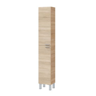 Bricomart COLUMNA DE BAÑO ECOKIT ROBLE CANADIAN 30X182X25CM