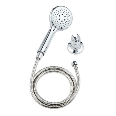 Bricomart CONJUNTO DE DUCHA CON SOPORTE THREE 3 FUNCIONES