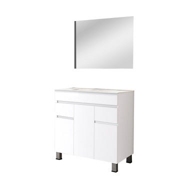 Bricomart CONJUNTO MUEBLE DE BAÑO BALI BLANCO 79X46CM