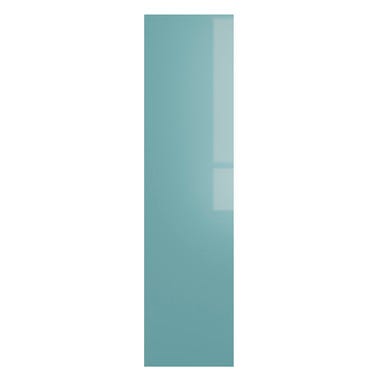 Bricomart COSTADO PARA MUEBLE DE COCINA ALICANTE AGUAMARINA BRILLO PET 236X60CM