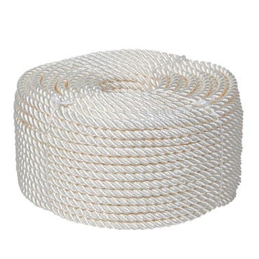 Bricomart CUERDA ATADO RED DE SEGURIDAD SISTEMA "V" PES CABLEADO 10 MM 100 M