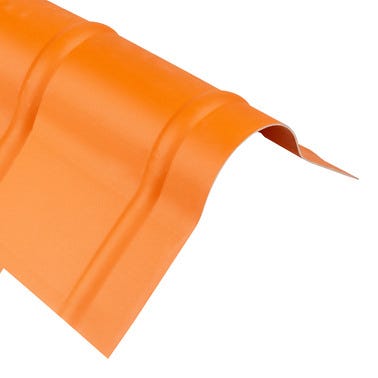 Bricomart CUMBRERA TEJA POLIVALENTE 1 20M TERRACOTA