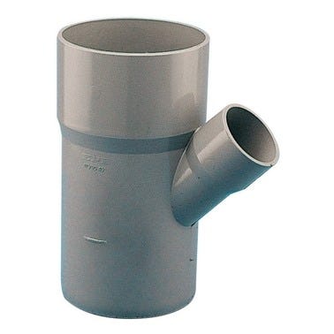 Bricomart DERIVACIÓN CON REDUCCIÓN 45º Ø110X50MM MACHO-HEMBRA