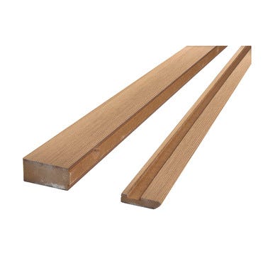 Bricomart EMBOCADURA CIERRE PUERTA CORREDERA ACABADO MELAMINA ROBLE T