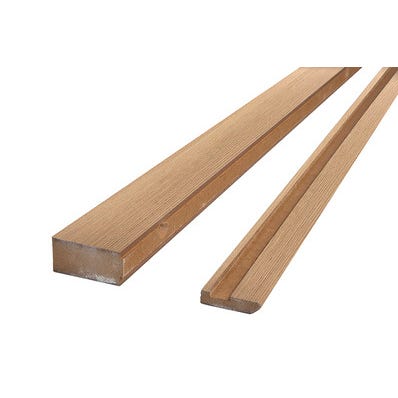 Bricomart EMBOCADURA CIERRE PUERTA CORREDERA ACABADO MELAMINA ROBLE